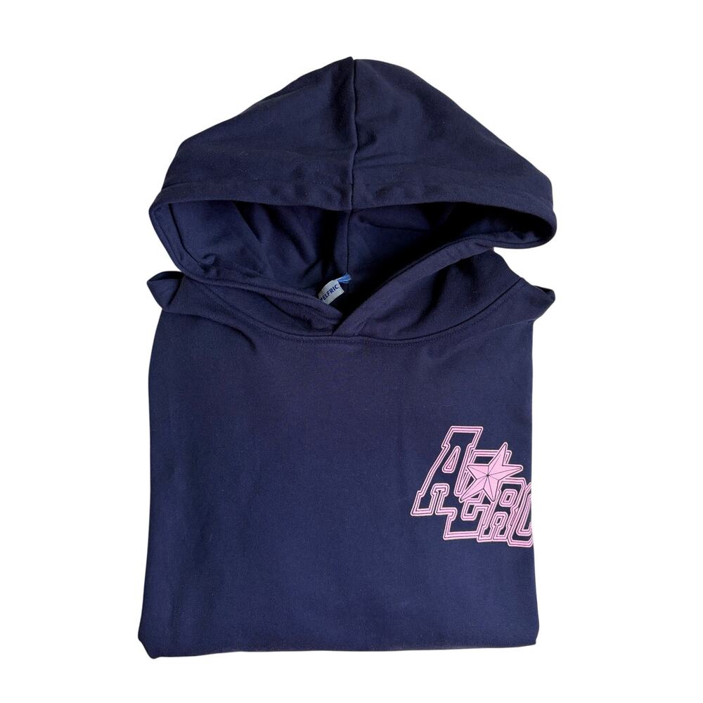 Aelfric Eden Vintage Graphic Hoodie (Navy) - Size XL